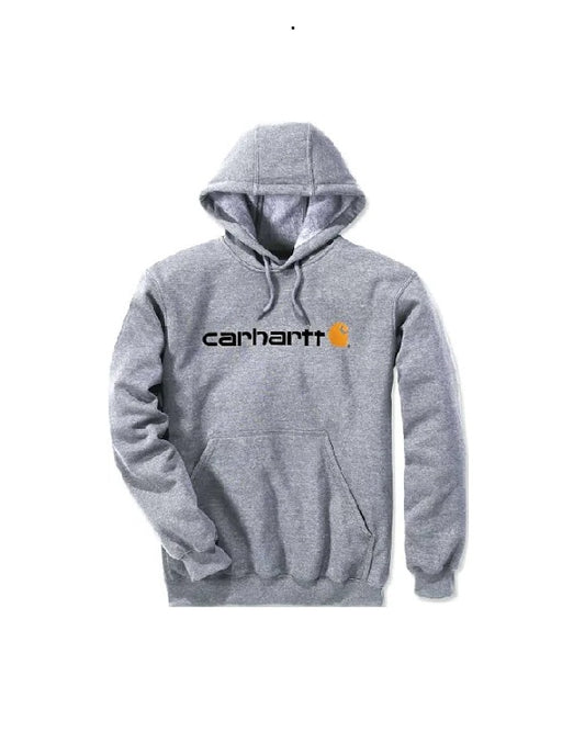 Felpa Carhartt con cappuccio colore grigio chiaro 100074