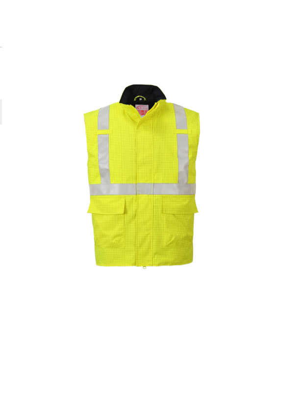 Gilet imbottito A/V giallo multiprotezione cod. S776 Portwest