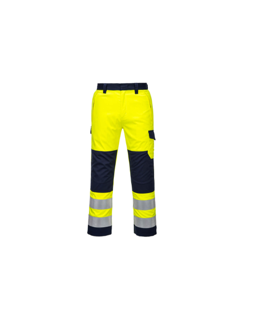 Pantalone multiprotezione AV giallo cod. MV46 Portwest