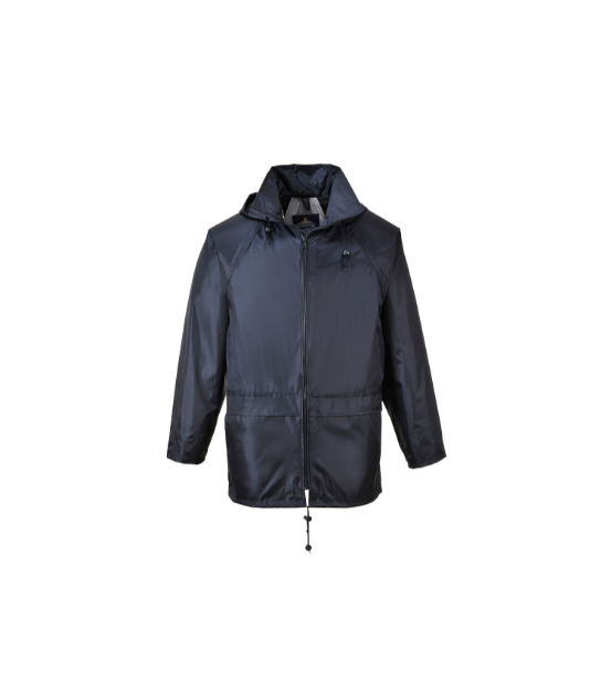 Giacca impermeabile antipioggia blu navy cod. S440