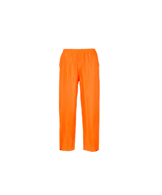 Pantalone impermeabile antipioggia arancione cod. S441