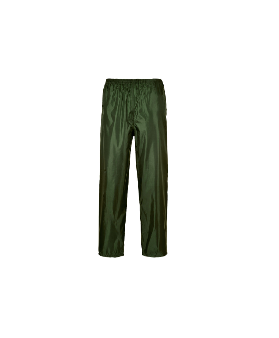 Pantalone impermeabile antipioggia verde cod. S441