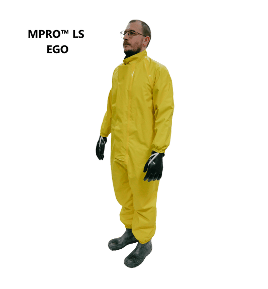 Tuta di protezione chimica riutilizzabile