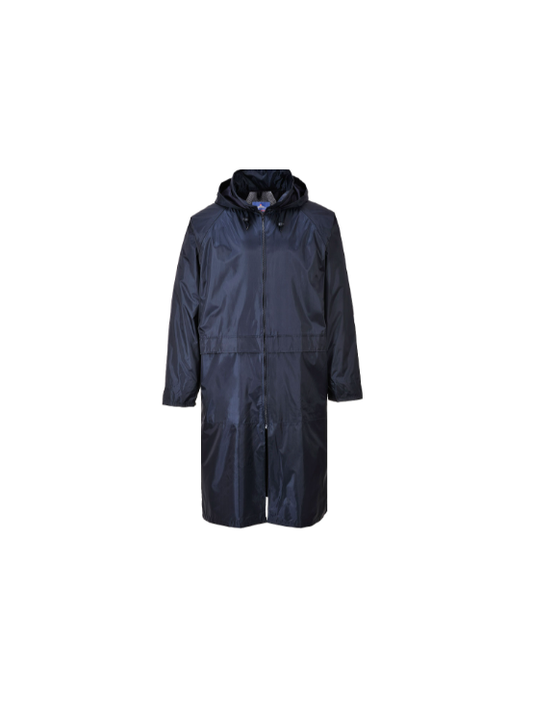 Cappotto leggero impermeabile antipioggia blu navy S438