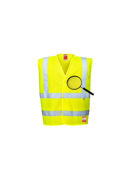 Gilet A/V giallo ignifugo e antistatico cod. FR71 Portwest