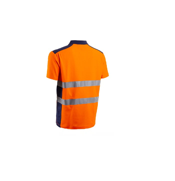 Polo in AV arancio/navy cod. Oki