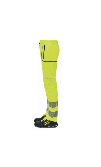 Pantalone AV giallo in tessuto softshell cod. REN U-Power